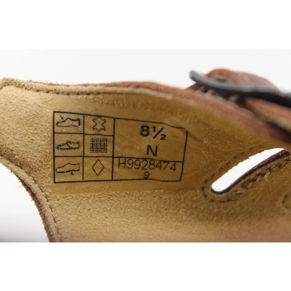 SAS Mystic Tripad Comfort Brown Leather Sandals Women's Size 8.5 N‎